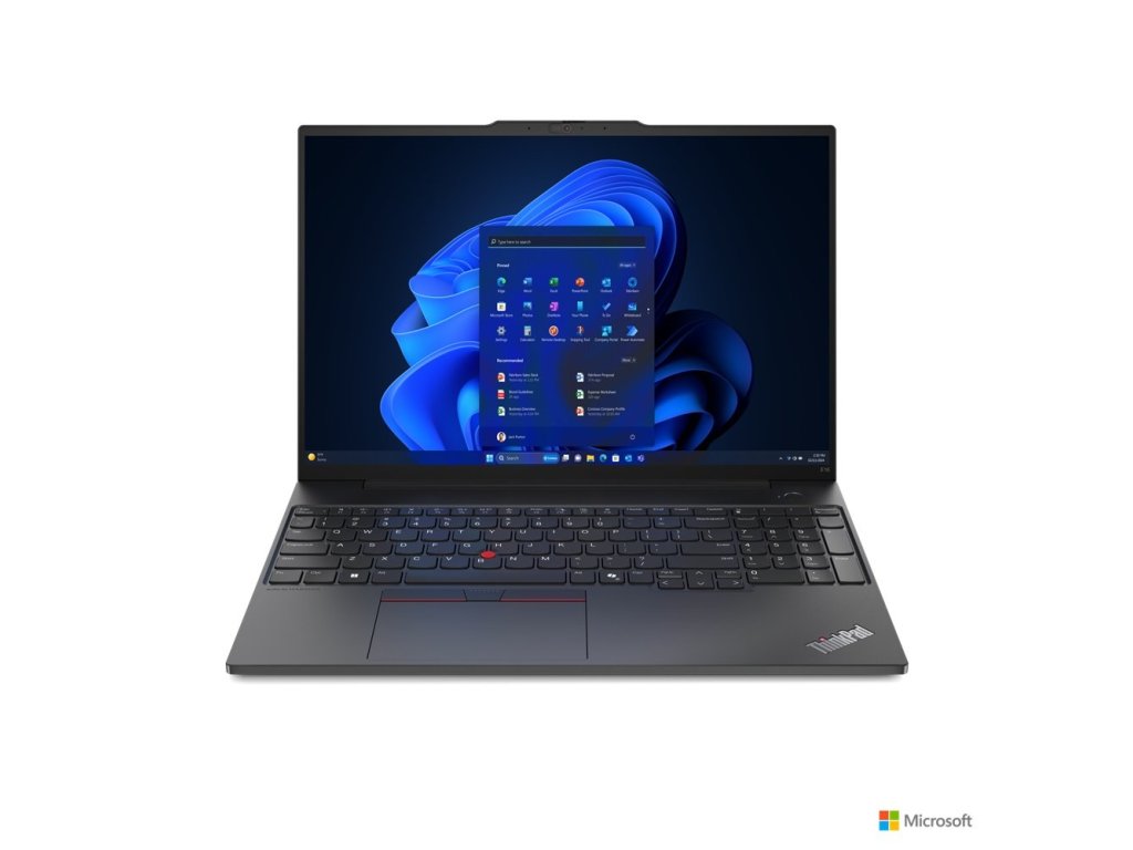 LENOVO ThinkPad E16 Gen 2 - 16" 1920x1200 WUXGA, Ultra 5-125U, 16GB RAM, 512SSD, Intel Graphics, W11 Home, černý (21MA003TCK)