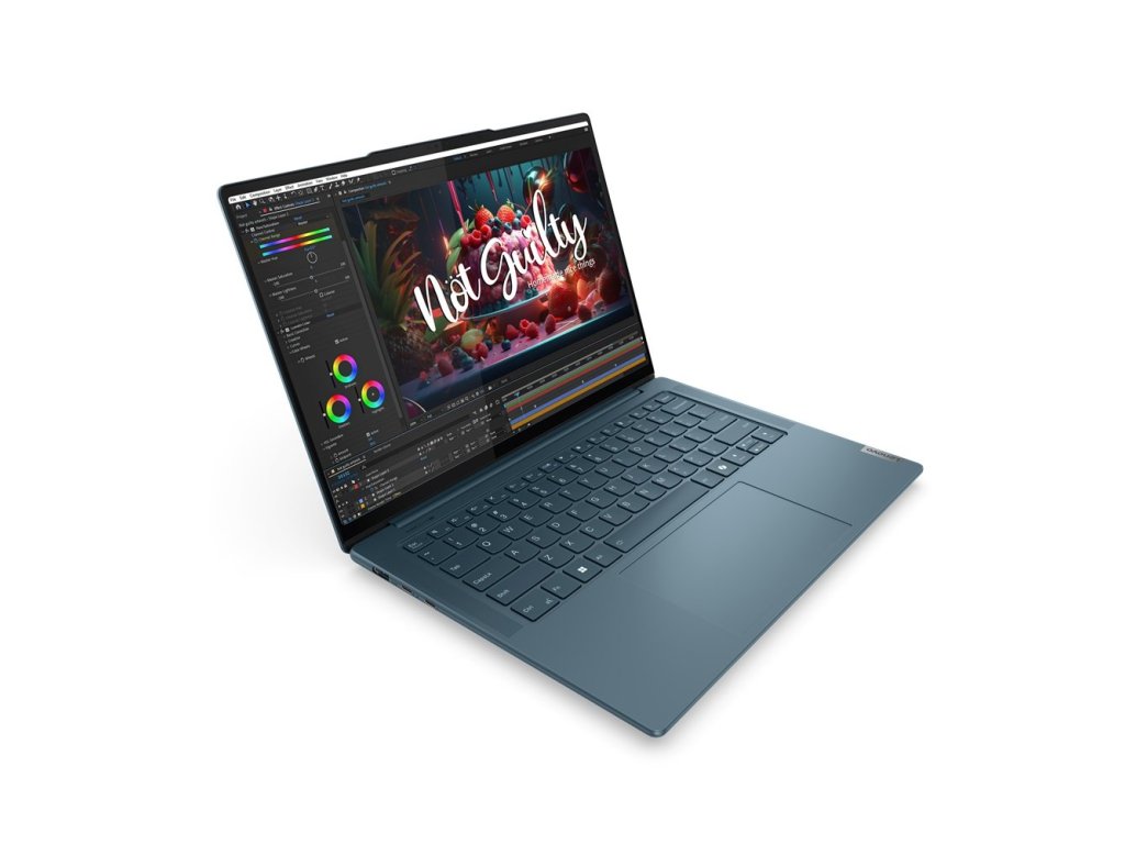 LENOVO Yoga Pro 7 14IMH9 - 14,5" 3072x1920 3K, Ultra 5-125H, 32GB RAM, 1TB SSD, Intel Arc, bez OS, zelený (83E2001GCK)