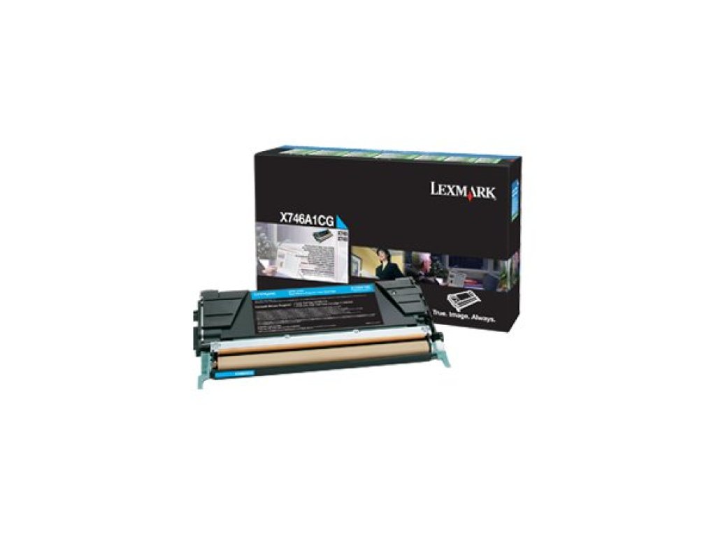 LEXMARK, X746A1CG, cyan