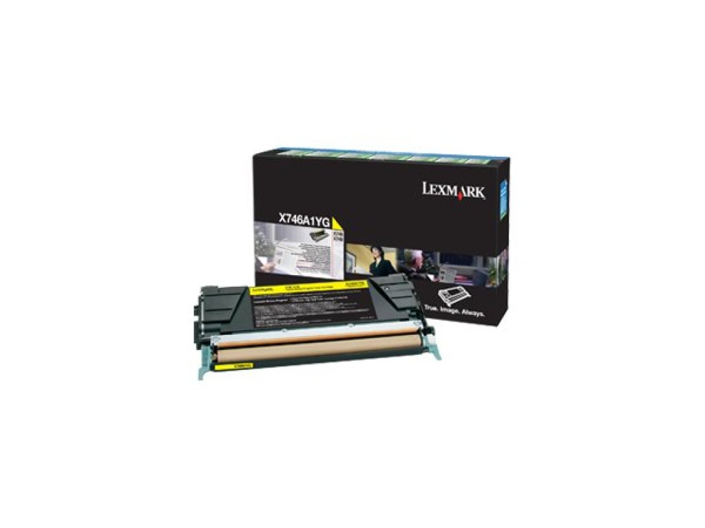 LEXMARK, X746A1YG, Yellow