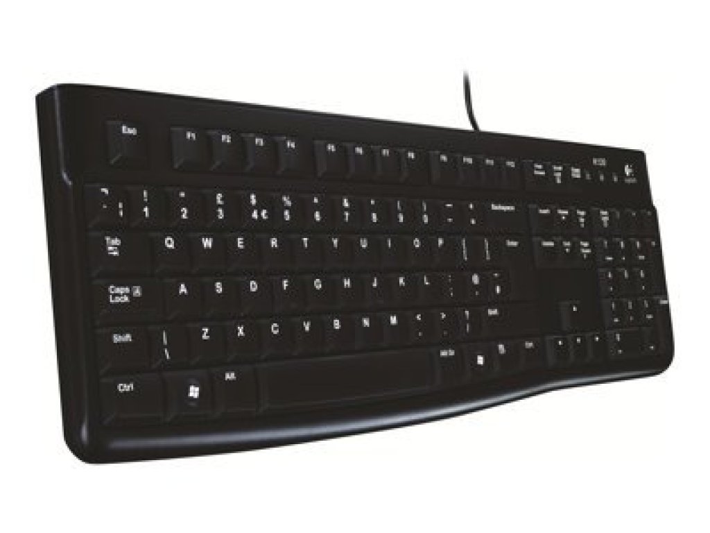 LOGITECH Keyboard K120 - USB, černá, RU (920-002522)