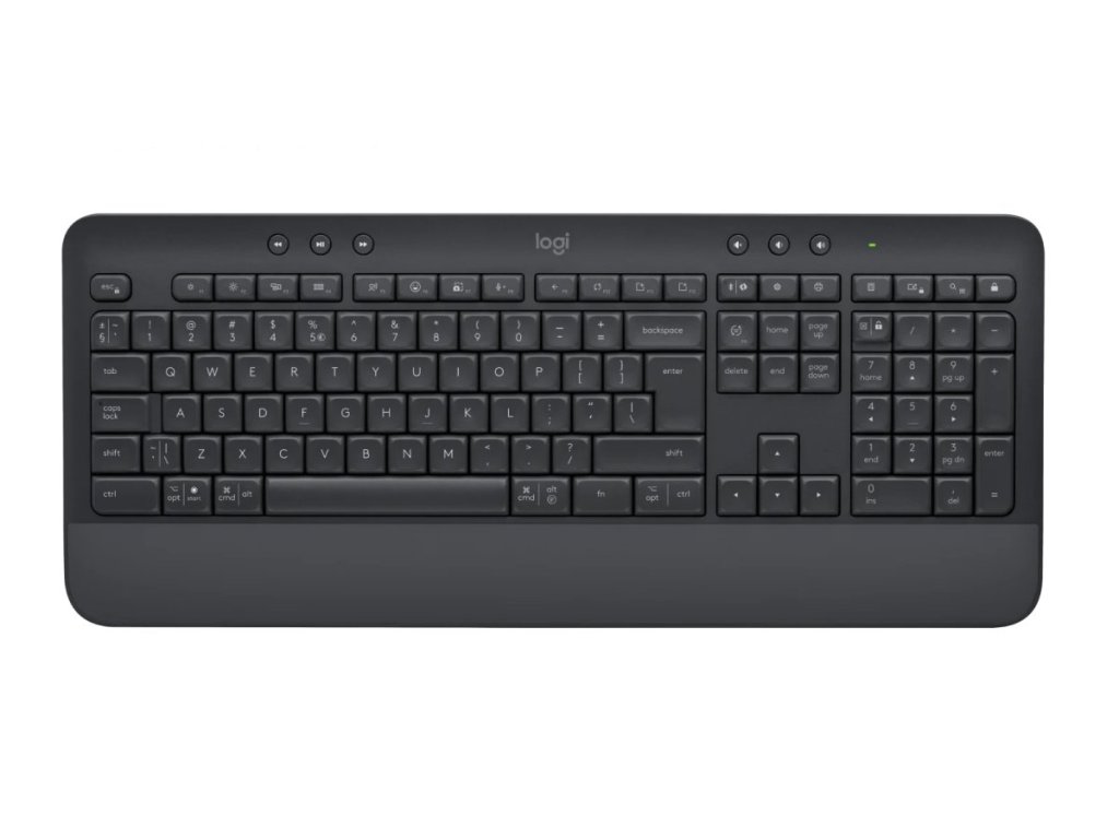 Logitech Klávesnice Wireless K650 - bezdrátová, graphite, CZ/SK (920-010947)