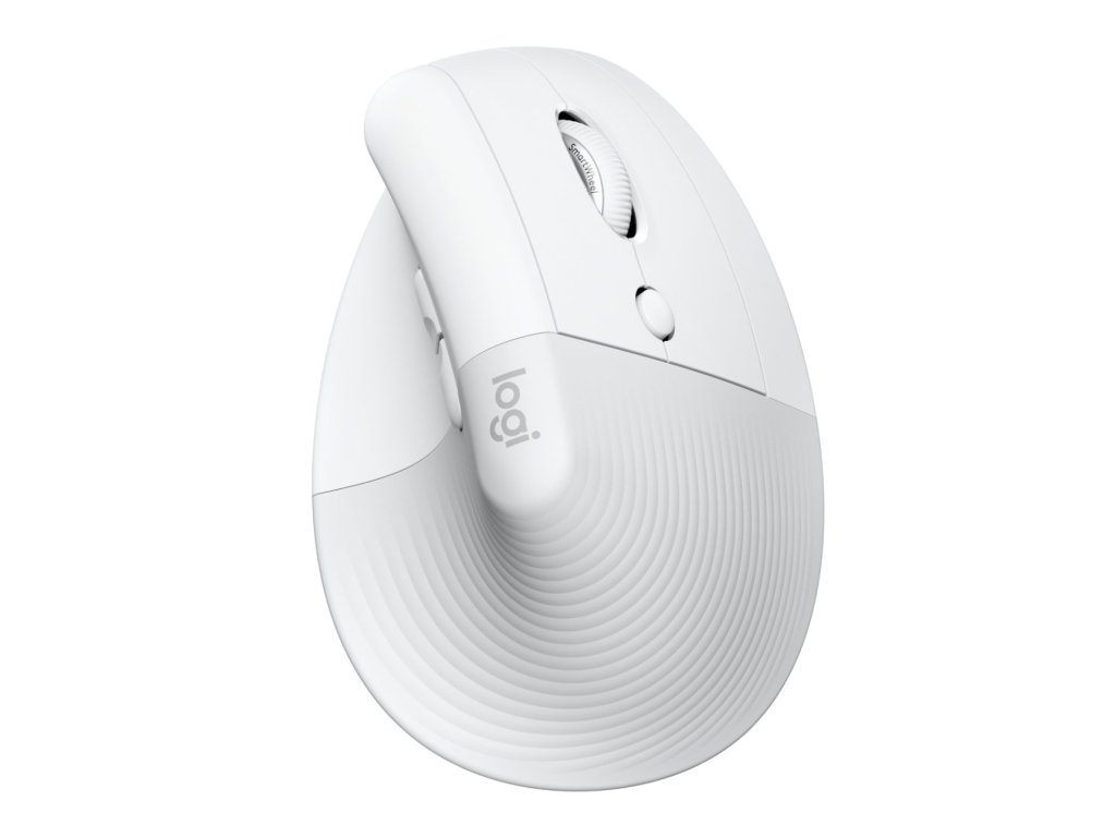 LOGITECH Lift For Business - Ergonomická/Optická/Pro praváky/4 000 DPI/USB+BT/Bílá (910-006496)