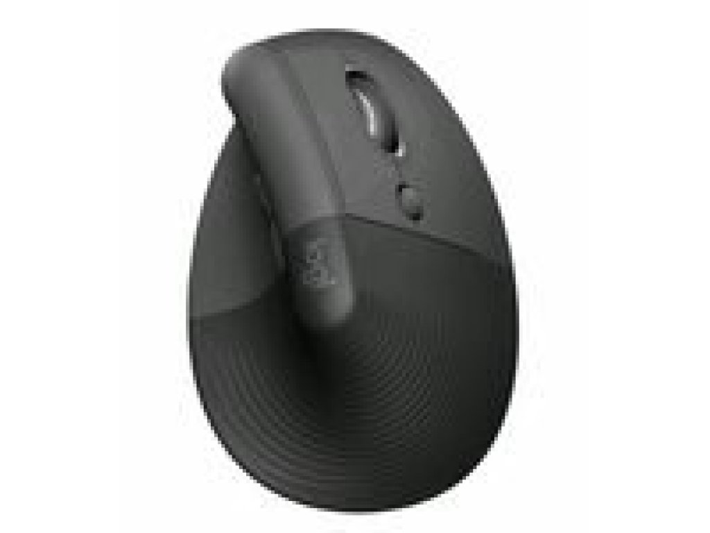 Logitech Lift Vertical Ergonomic Mouse, ergonomický, 6 tlačítek, Bluetooth, 2.4 GHz - USB přijímač