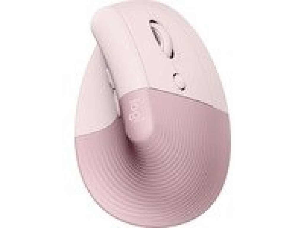 Logitech Lift - Vertikální/Optická/Pro praváky/4 000 DPI/USB+BT/Růžová (910-006478)