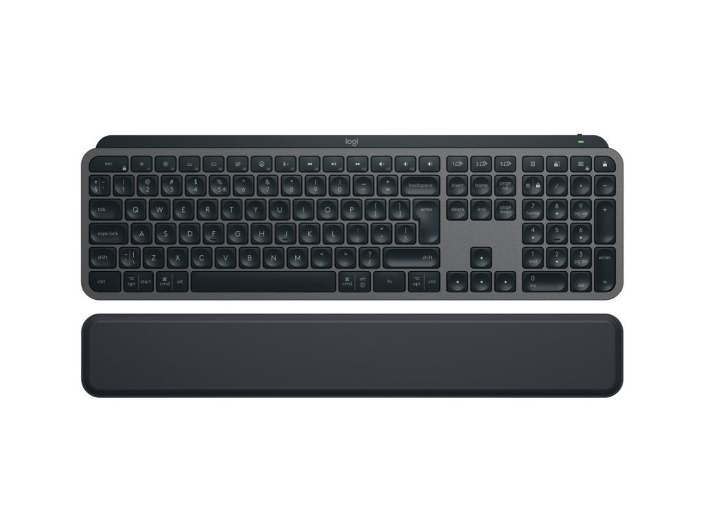 Logitech Master MX Keys S - bezdrátová, černá, US (920-011589)