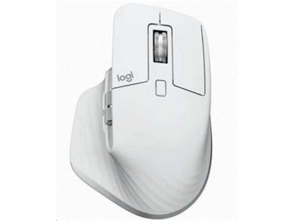Logitech MX Master 3S - Kancelářská/Laserová/Pro praváky/8 000 DPI/USB+BT/Světle šedá (910-006560)