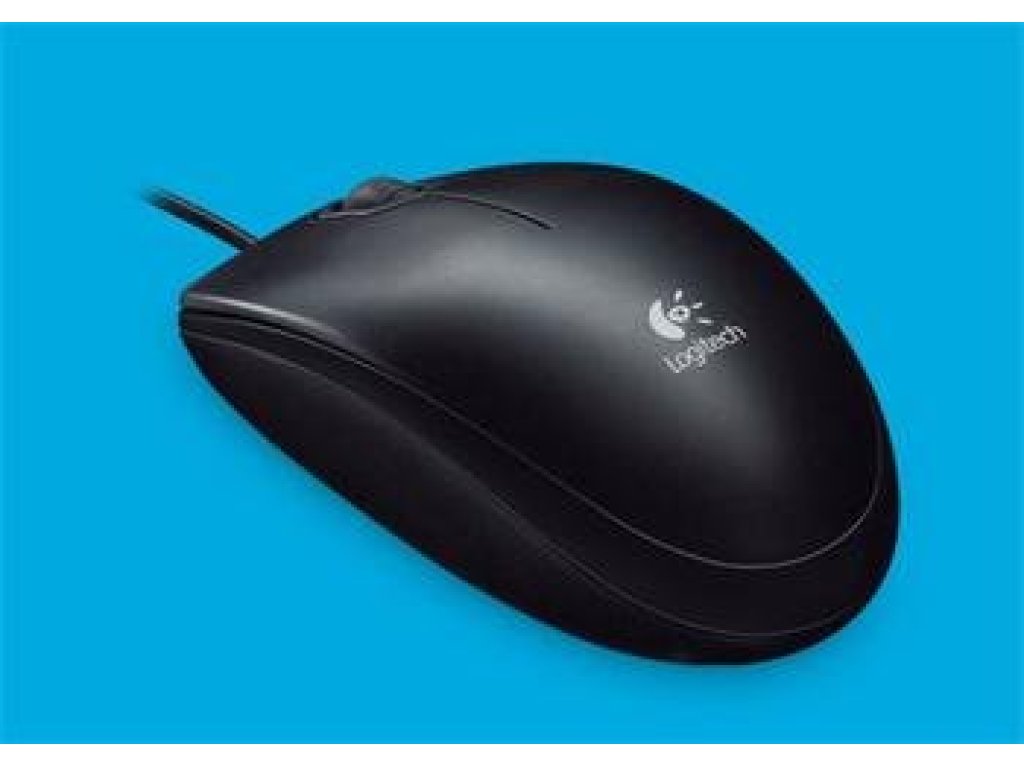 LOGITECH Optická myš B100 USB - černá (zm-25)