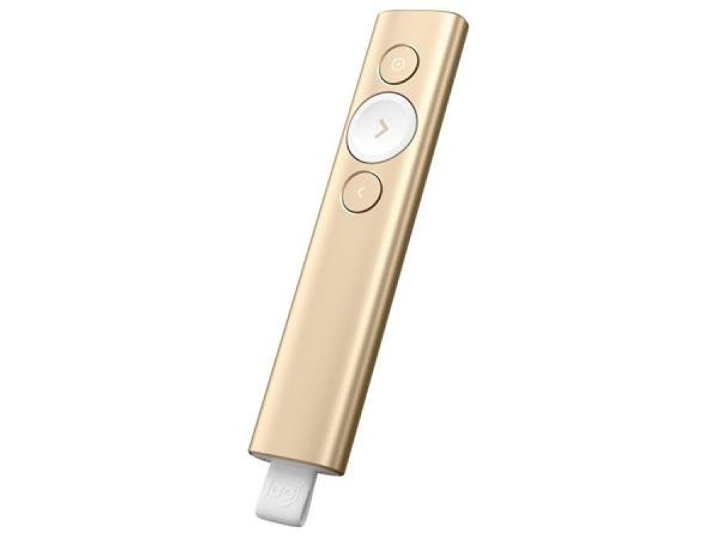 Logitech prezentér Spotlight , 3D akcelerometr a gyroskop, zlatý