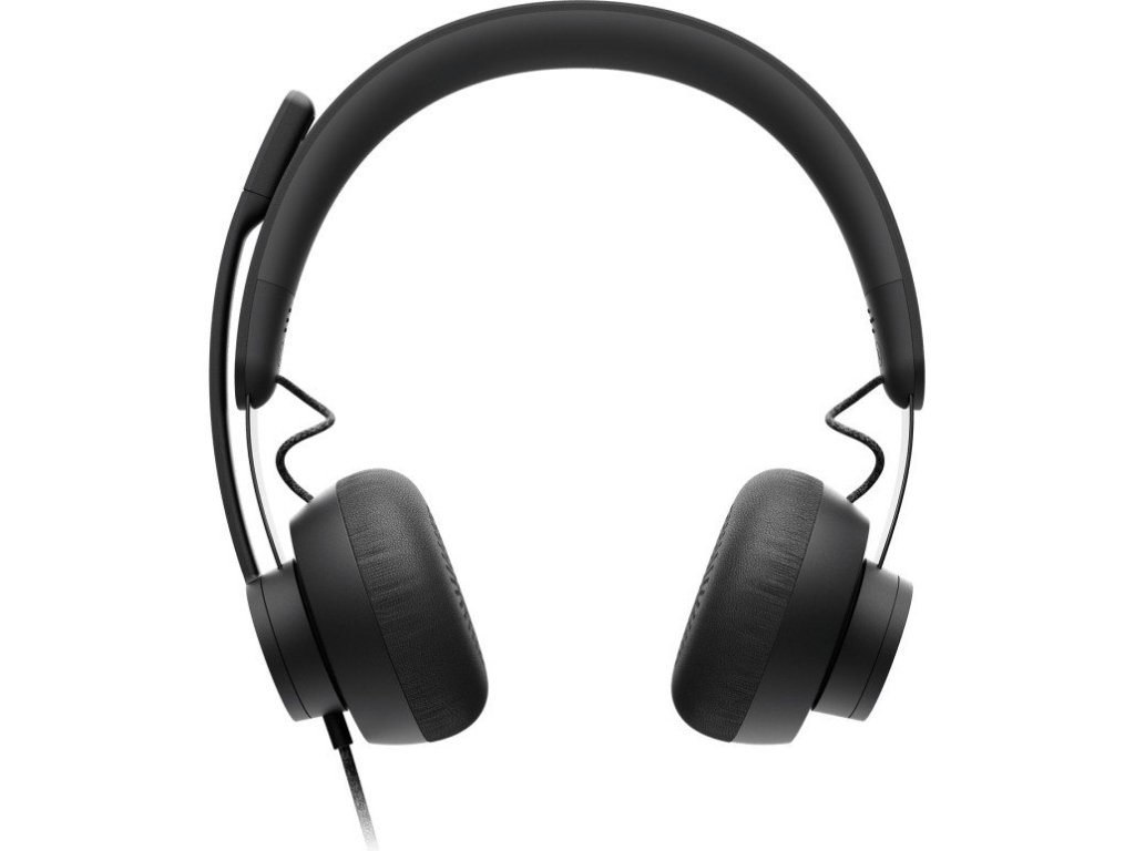 Logitech sluchátka s mikrofonem Zone Wired Teams Headset Graphite - EMEA (981-000870)