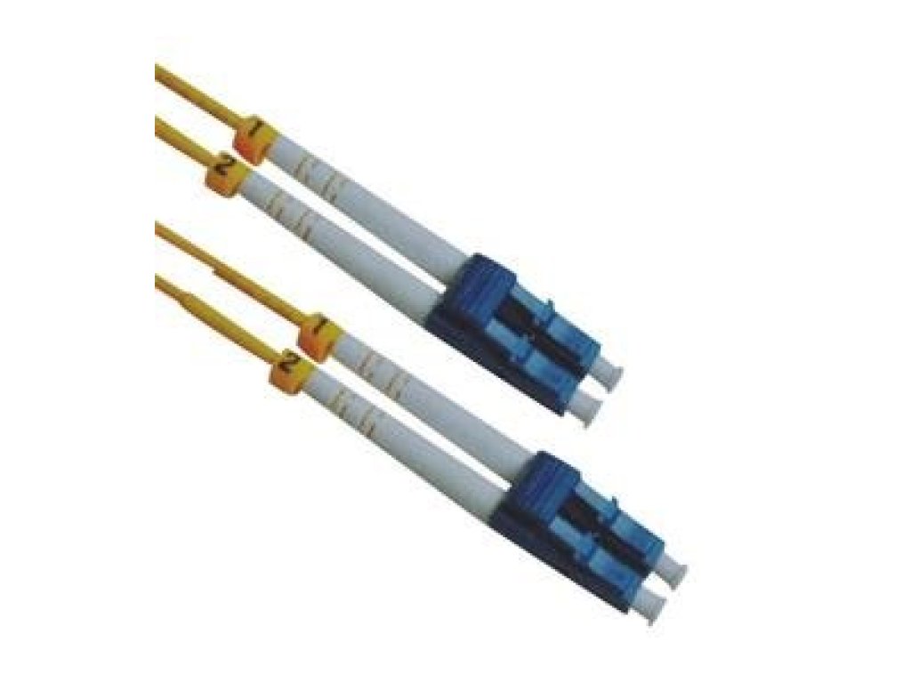 Masterlan optický patch cord, LCupc/LCupc, Duplex, Singlemode 9/125, 1m