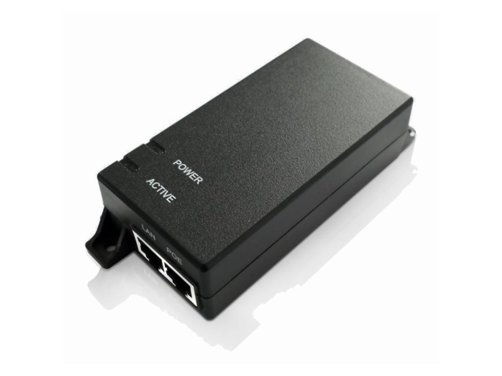 MAXLINK PI30 PoE injektor - 802.3af/at, 55V, MaxLink PI30 PoE injektor - 802.3af/at, 55V, 0.55A, 30W, 1Gbit, napájecí kabel (MAXPI30)