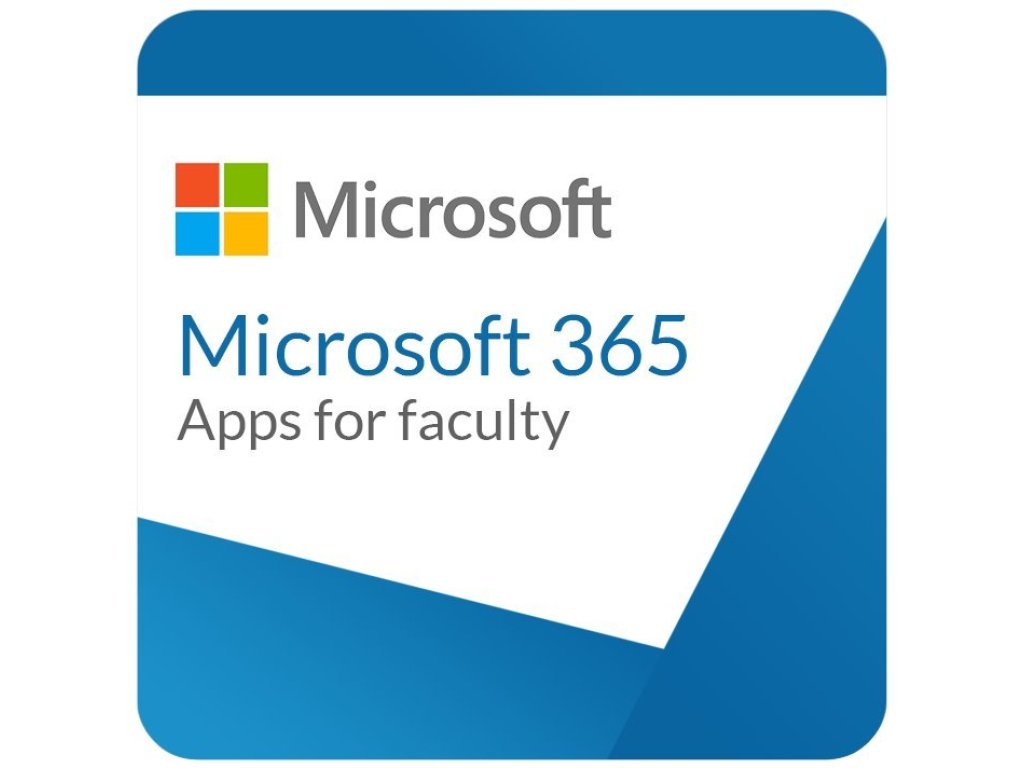 MICROSOFT CSP Microsoft 365 Apps for faculty (pro školy) předplatné 1 rok, vyúčtování ročne (AAA-13714)