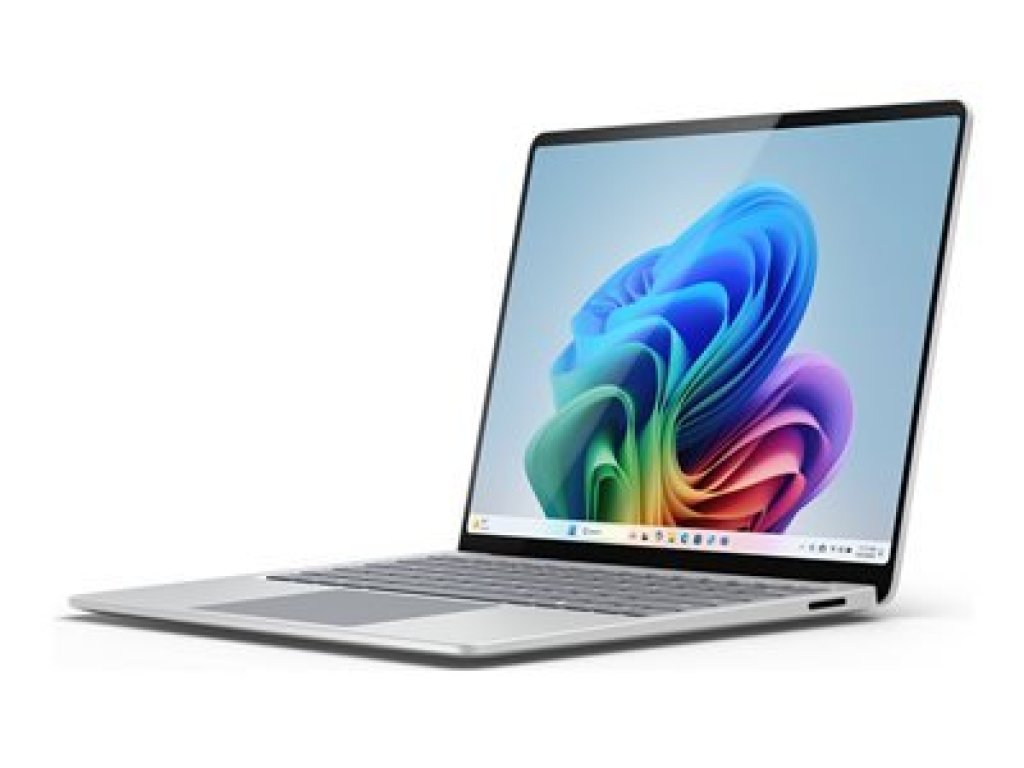 Microsoft Surface Laptop Copilot+ PC - 7th Edition - Snapdragon X Elite - X1E-80-100 / až 4 GHz - Win 11 Home - Qualcomm Adreno - 16 GB RAM - 512 GB SSD - 13.8" dotykový displej 2304 x 1536 @ 120 Hz - Wi-Fi 7, Bluetooth - platina - kbd: QWERTY (ZGP