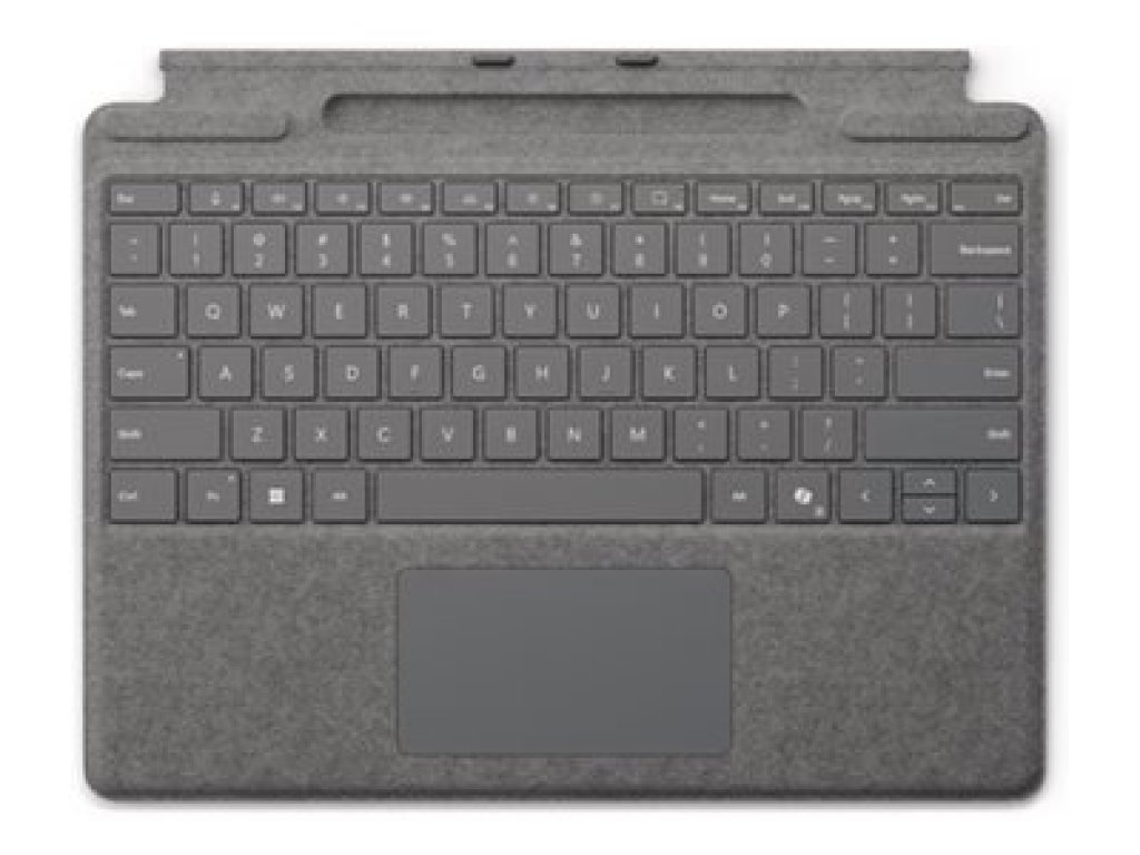 MICROSOFT Surface Pro Keyboard with Pen Storage (Platinum), Commercial, ENG (8XB-00207)