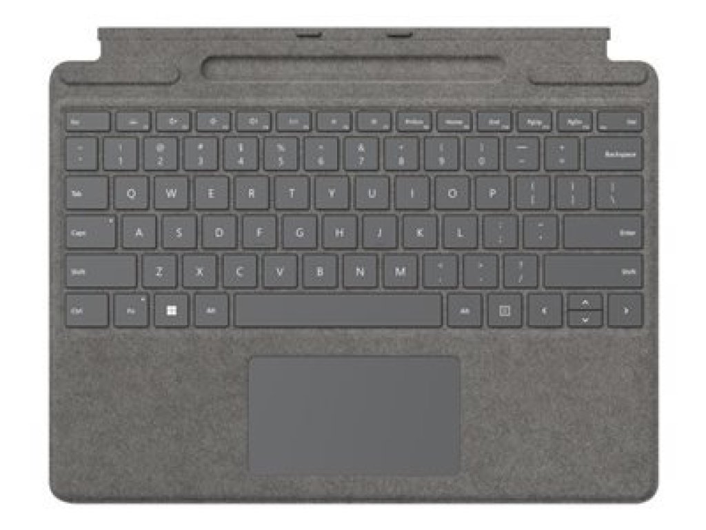 MICROSOFT Surface Pro Signature Keyboard (Platinum), Commercial, CZ&SK (8XB-00067)
