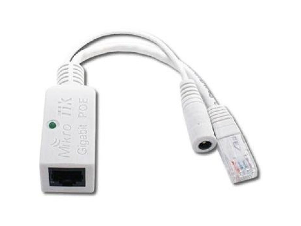 MIKROTIK Gigabit PoE injektor s LED indikací