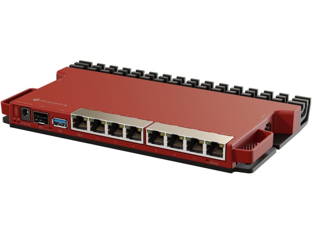 MikroTik L009UiGS-RM, ARM CPU, 512MB RAM, 8x GLAN (L009UiGS-RM)