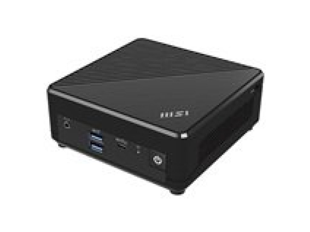 MSI PC Cubi N ADL S-077BEU - Intel N100, 1 x SO-DIMM, 1xM.2, Wifi+BT, USB, VESA, bez OS, černá (Cubi N ADL S-077BEU)