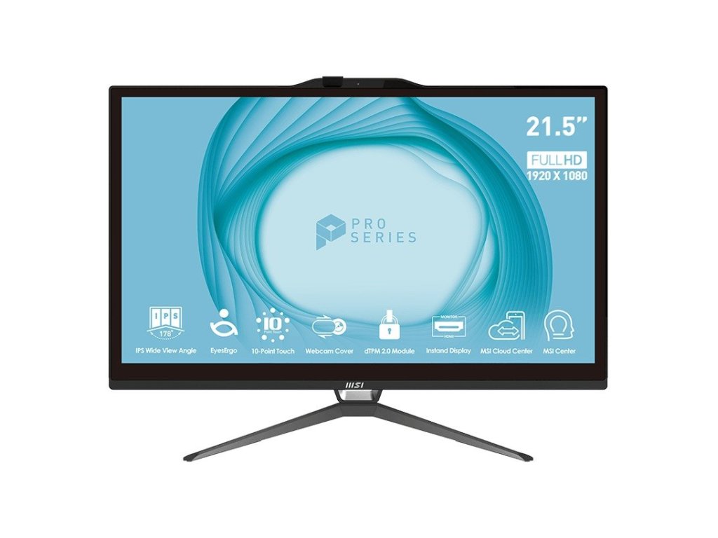 MSI PRO AP222T 13M-290CZ - 21,5"/FHD/T/i5-13400/8GB/256GB SSD/UHD 730/W11P/černá/2R (PRO AP222T 13M-290CZ)