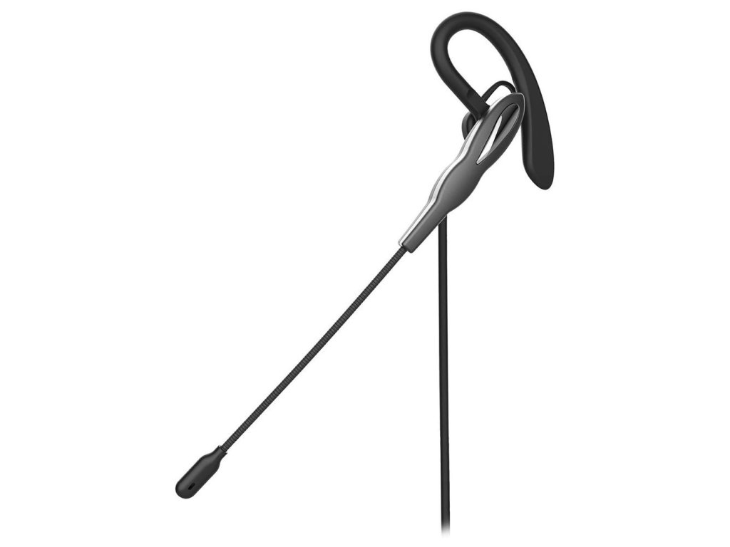NEDIS headset PC sluchátka + mikrofon - do uší, Mono, 96 dB, USB-C - USB-A, černo-šedé (CHSTUM210BK)