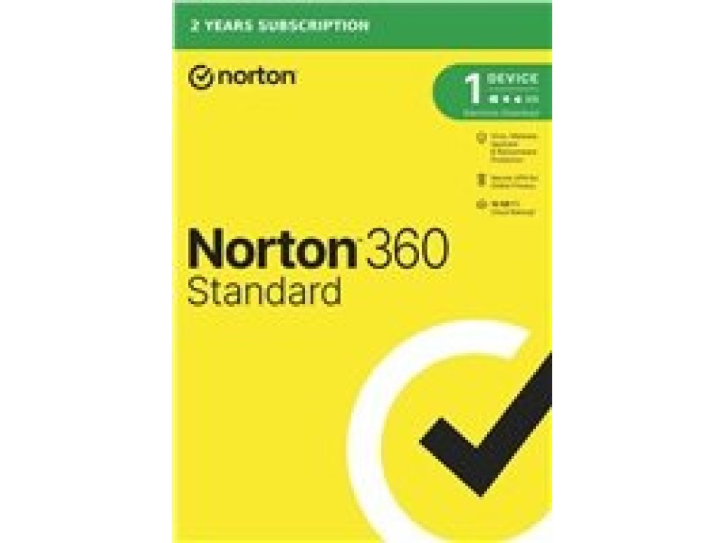 NORTON 360 STANDARD 10GB + VPN 1 uživatel pro 1 zarízení na 2 roky ESD