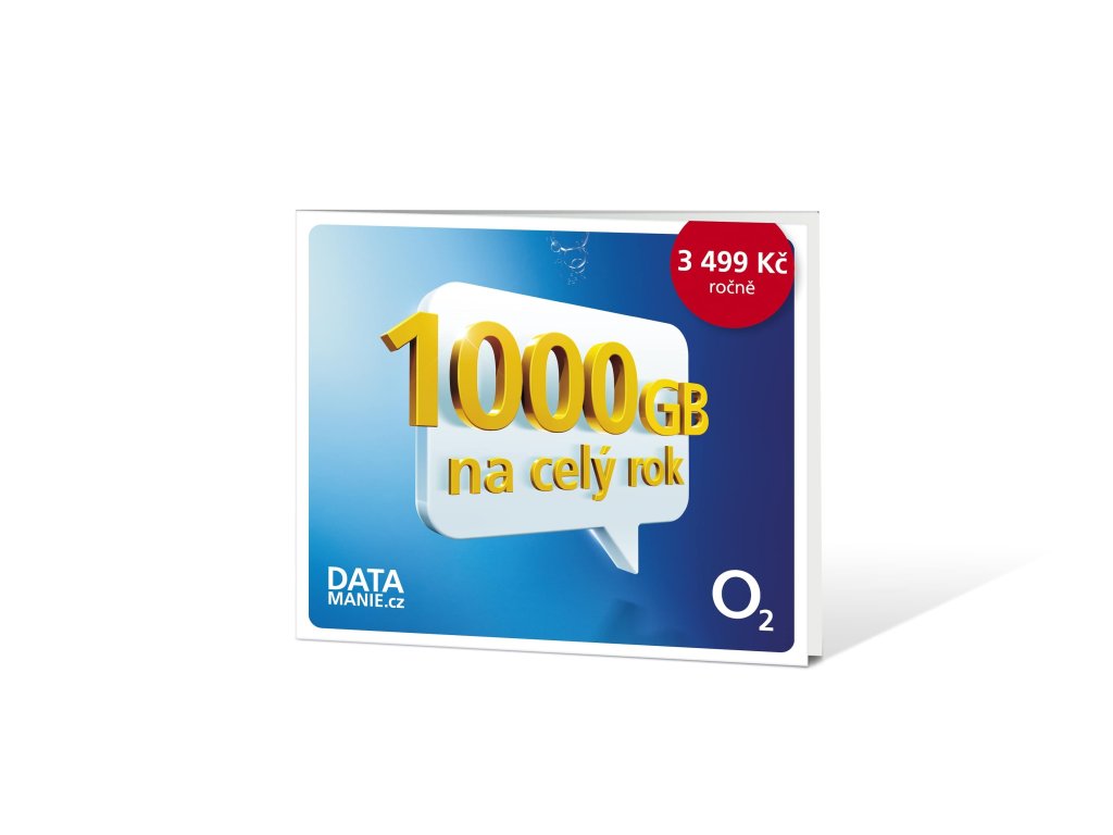 O2 Roční datové připojení 1 TB (SMALLPGO.0GP1T60)