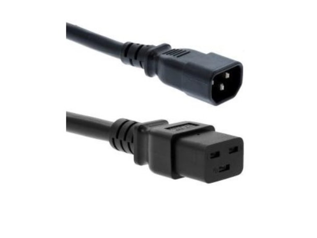 OEM IEC Redukce napájení C19 na C14 30cm