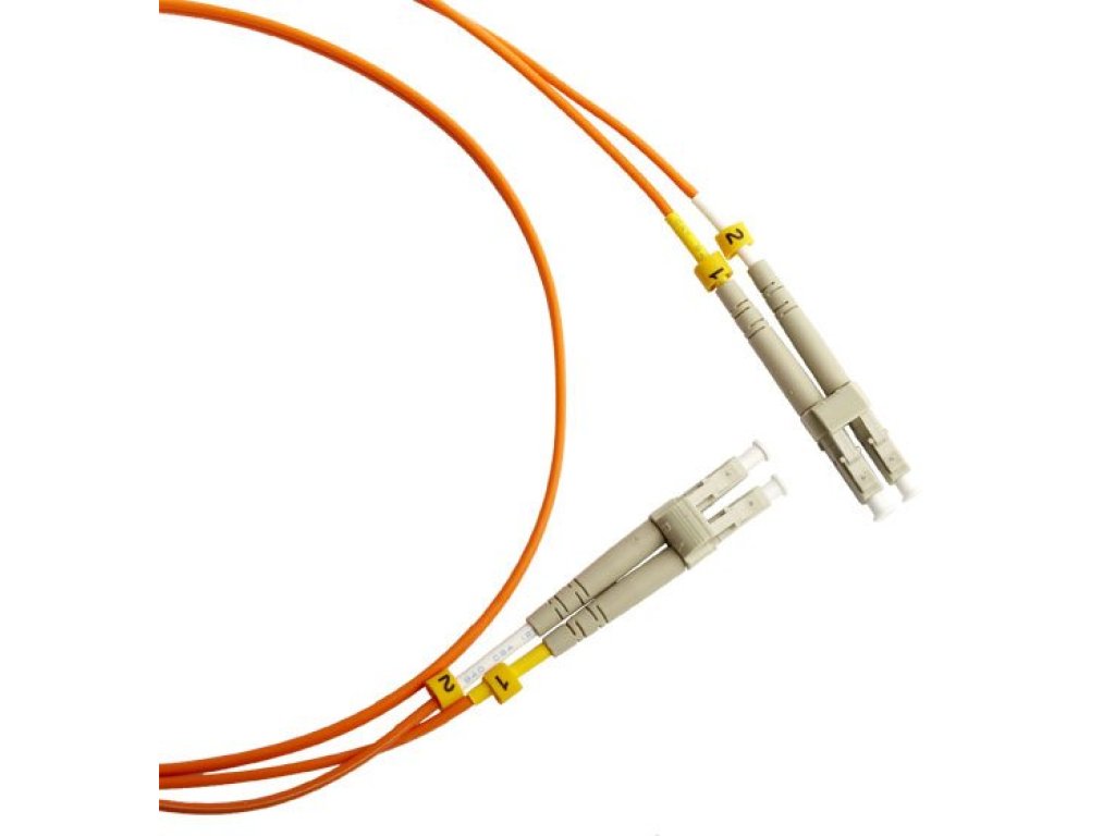 OEM kabel optický patch 50/125 LC-LC 1m