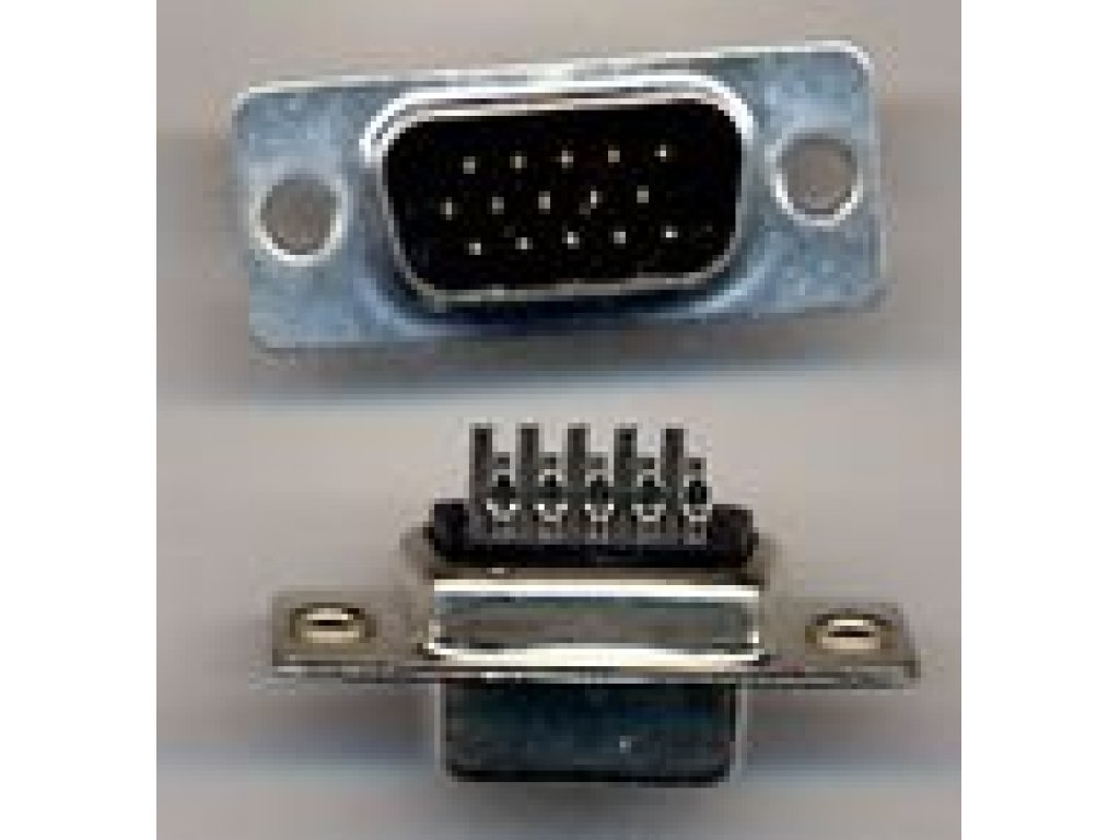 OEM konektor Canon15pin, M, kabelový-tř.VGA (c15mt)