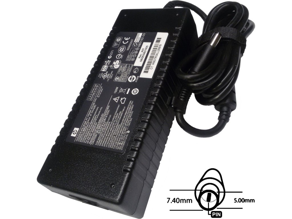 OEM napájecí adaptér pro HP 150W, 18,5V 7.4x5.0 (77011081)