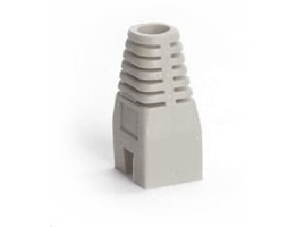 OEM ochrana pro konektor RJ45, non-snag-proof - šedá, 100ks (OCH-GR-B-V)