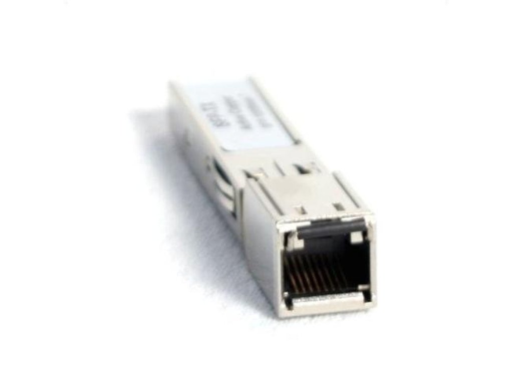 OEM SFP modul 1,25Gbps, 1000Base-T, Cat5E a vyšší, 100m, RJ45, 0 až 70 ° C, DMI, HPE komp. (J8177C) (SFP-TXHPE)