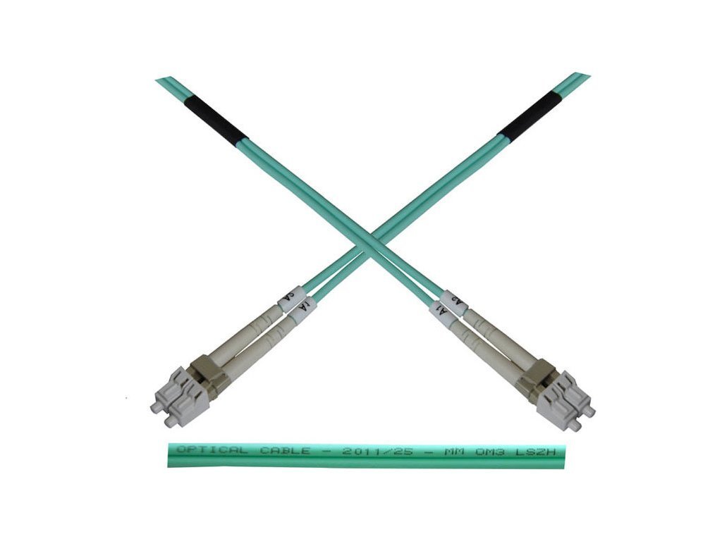 OPTIX LC-LC Optický patch cord 50/125 3m Duplex OM3 (1332)