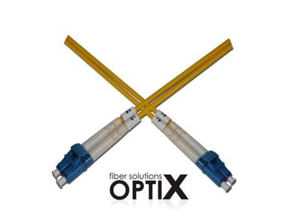 OPTIX LC-LC patch cord  09/125 10m duplex G657A 1,8mm (859558900736)