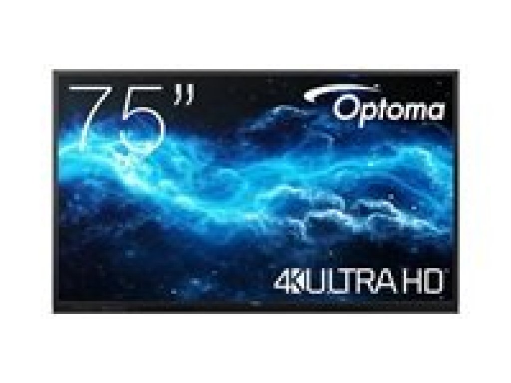 OPTOMA 3752RK IFPD 75" -  interaktivní dotykový, 4K UHD, multidotyk 40prstu, Android 11, 4GB RAM/ 32GM ROM (H1F0H04BW101)