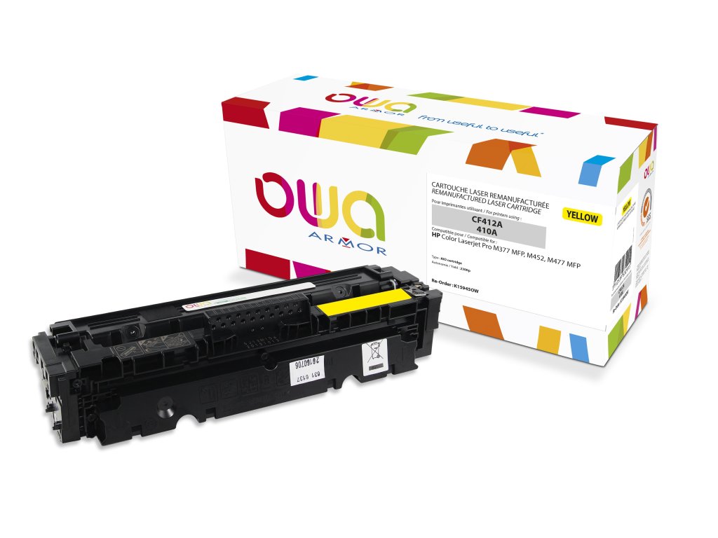 OWA ARMOR kompatibilní toner CF412A, yellow (K15945OW)