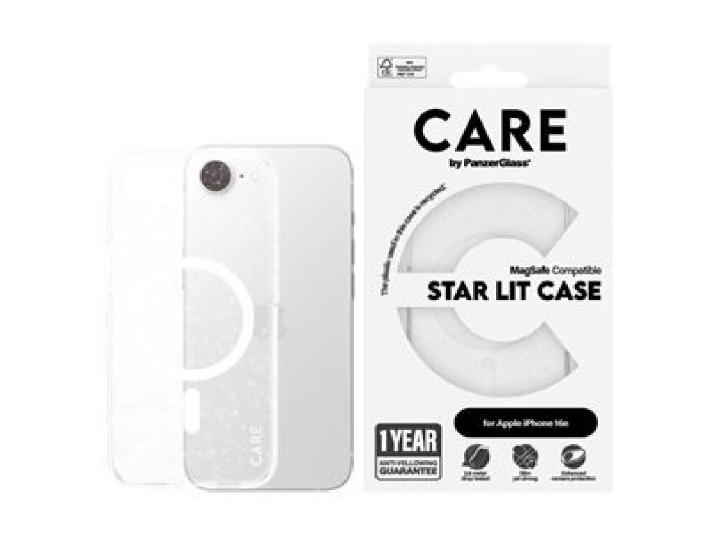PANZERGLASS kryt Apple iPhone 16e MagSafe Star Lit (CRRFSWMG29845)