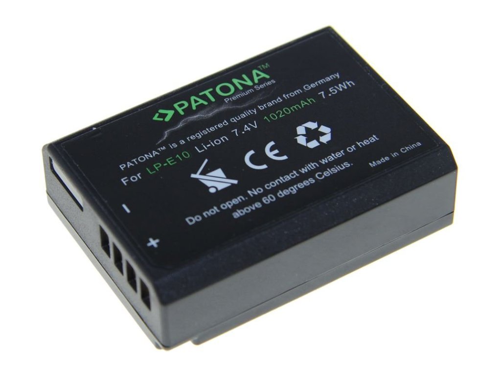 PATONA baterie pro foto Canon LP-E10 1020mAh Li-Ion Premium (PT1213)