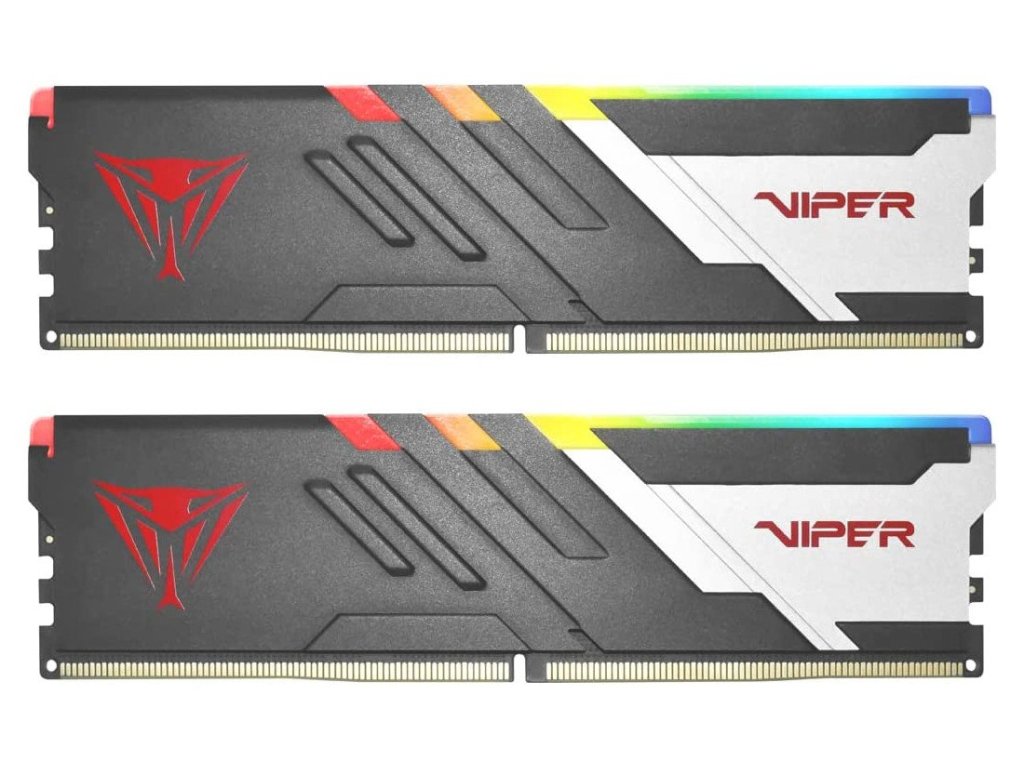 PATRIOT 32GB DDR5 6000MHz Viper Venom RGB Black/Silver (PVVR532G600C36K)