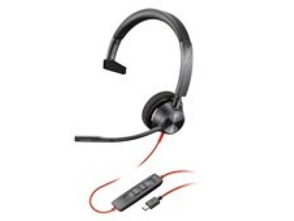POLY Blackwire 3310 MS Teams USB-C/A adaptér, mono (8X216AA)