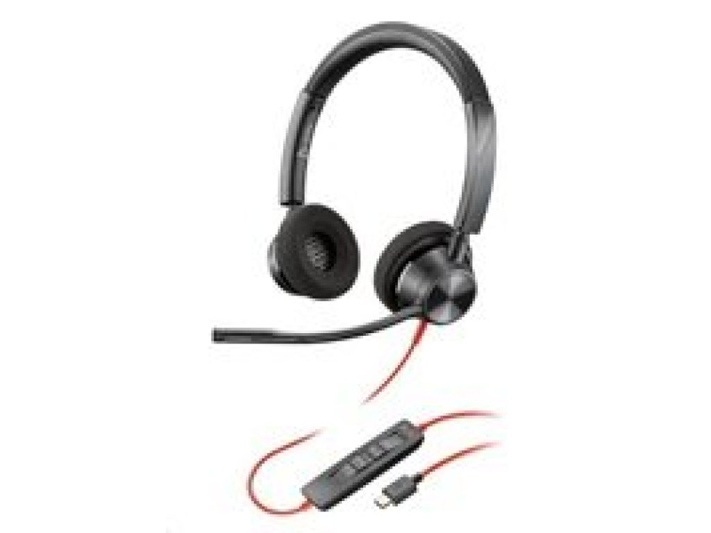 POLY Blackwire 3320 náhlavní souprava, USB-C/A adaptér, stereo (8X219AA)