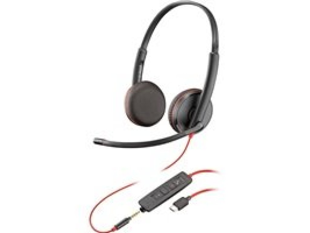 POLY Blackwire C3225 náhlavní souprava, 3.5 mm jack, USB-C, stereo (Bulk) (80S04A6)