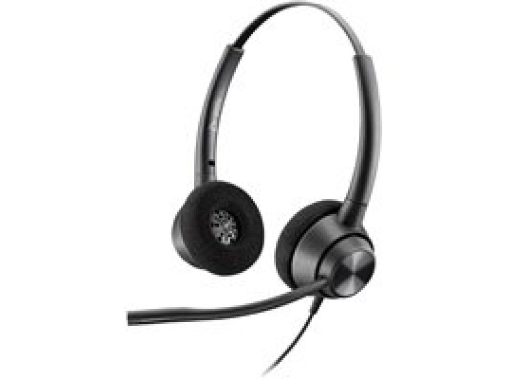 POLY EncorePro 320 with Quick Disconnect Binaural Headset TAA (77T26AA)