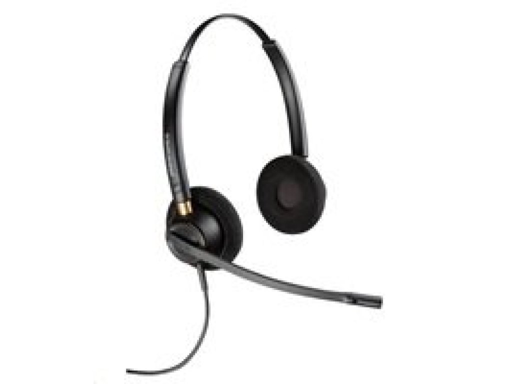 POLY EncorePro 520 EncorePro 500 series - náhlavní, kabelové, Quick Disconnect, černá, Certified for Skype for Business, certifikováno UC (783P7AA#ABB)