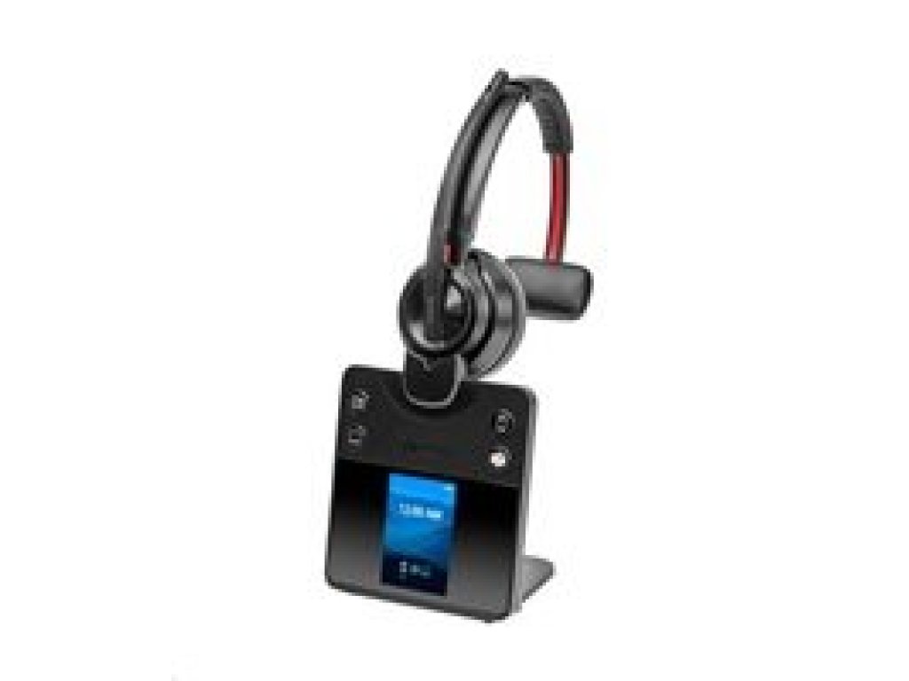 POLY Savi 8410 Office Monaural Microsoft Teams Certified DECT 1880-1900 MHz Headset (8L5A9AA)
