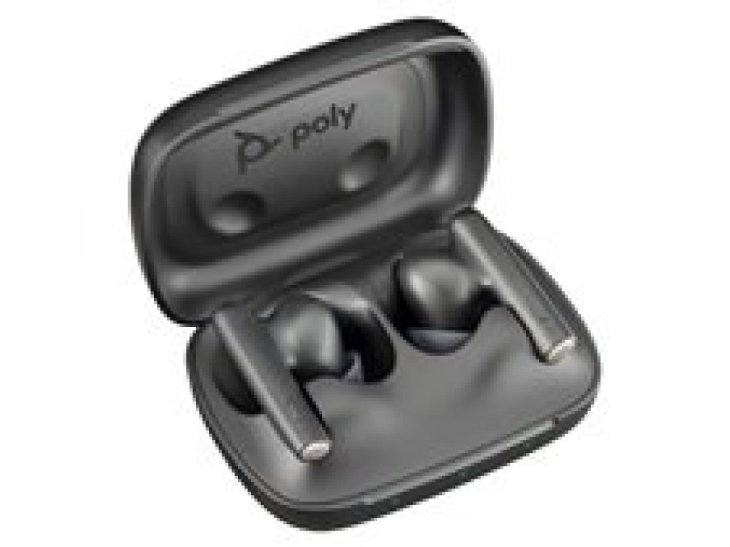 POLY Voyager Free 60 bluetooth headset, BT700 USB-A adaptér, nabíjecí pouzdro, černá (7Y8H3AA)