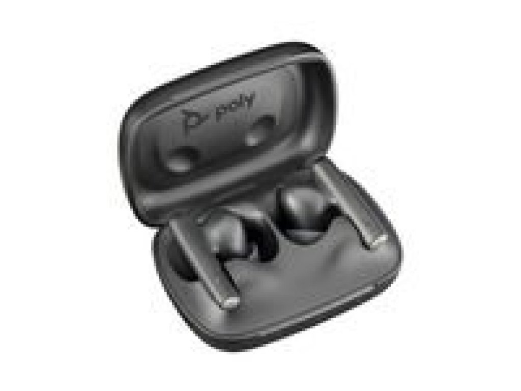 POLY Voyager Free 60 bluetooth headset, BT700 USB-C adaptér, nabíjecí pouzdro, černá (7Y8H4AA)