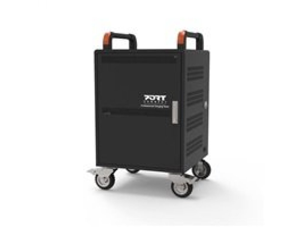 PORT CONNECT CHARGING CABINET 20 Notebooks + RACK 1xU 19’’, černý (901973)