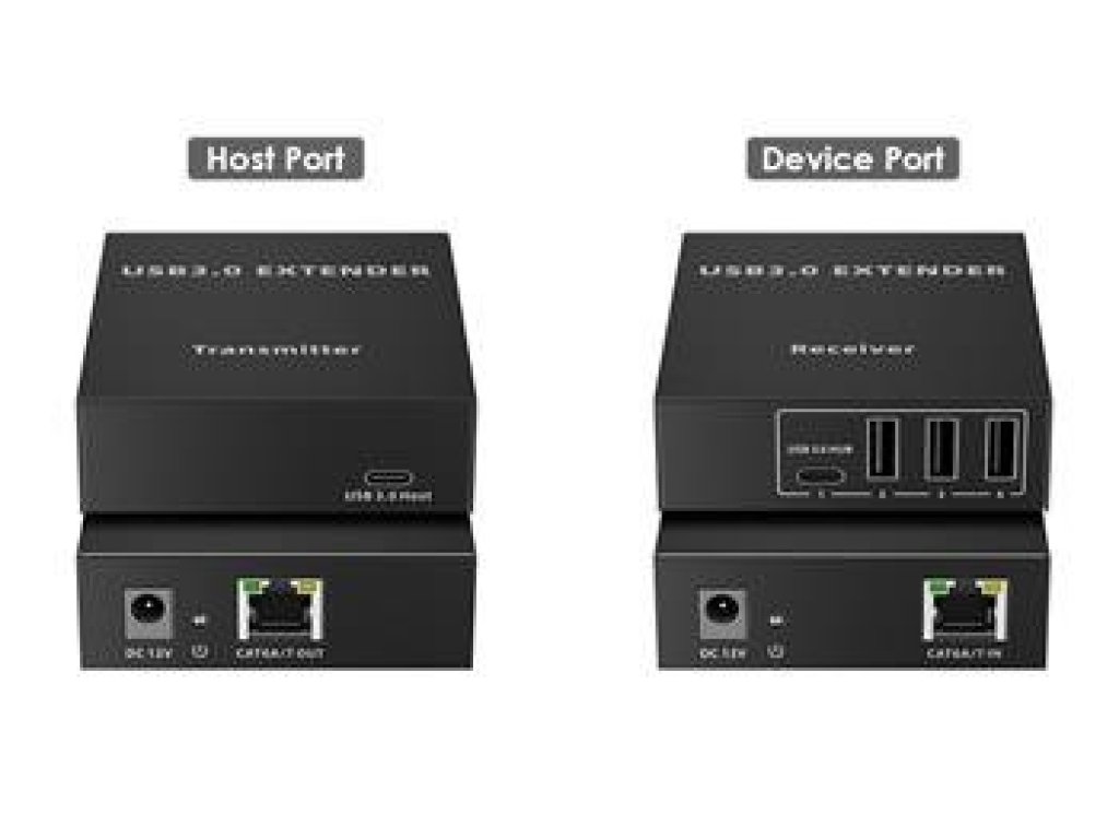 PREMIUMCORD 4-port USB 3.0 extender po Cat5/Cat5e/Cat6 do 100m (kuext4 ...